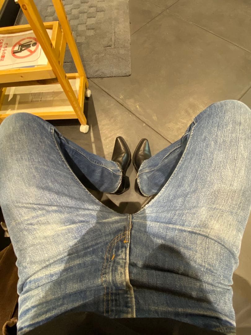 ERNEST W. BAKER ブラック ウエスタンブーツ