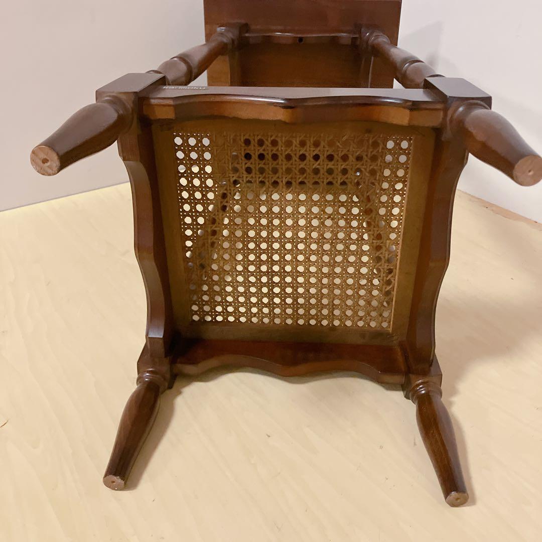 karimoku カリモク　コロニアル　電話台　飾り棚　アンティーク　花台